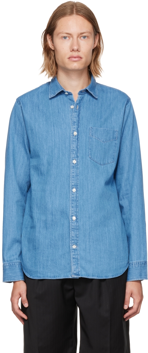 NN07 Blue Errico Pocket 5176 Shirt