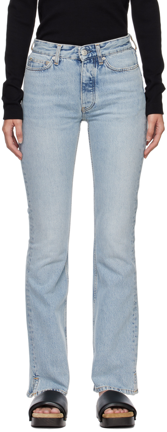 Blue Rob Slit Jeans