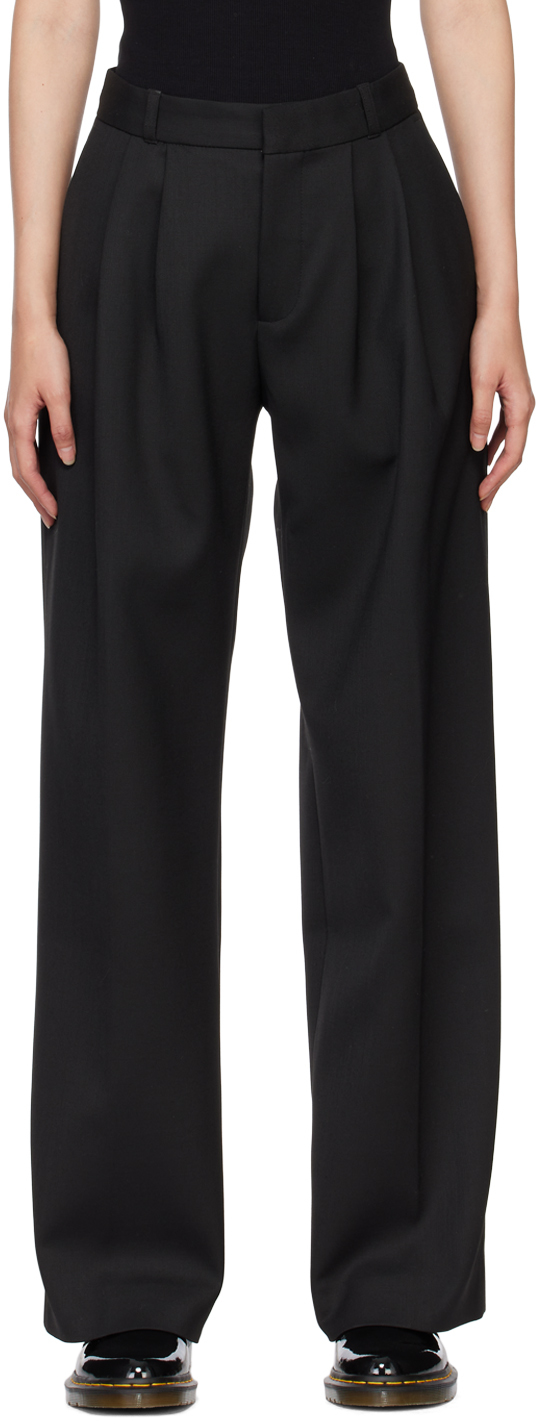 Black Camille Trousers
