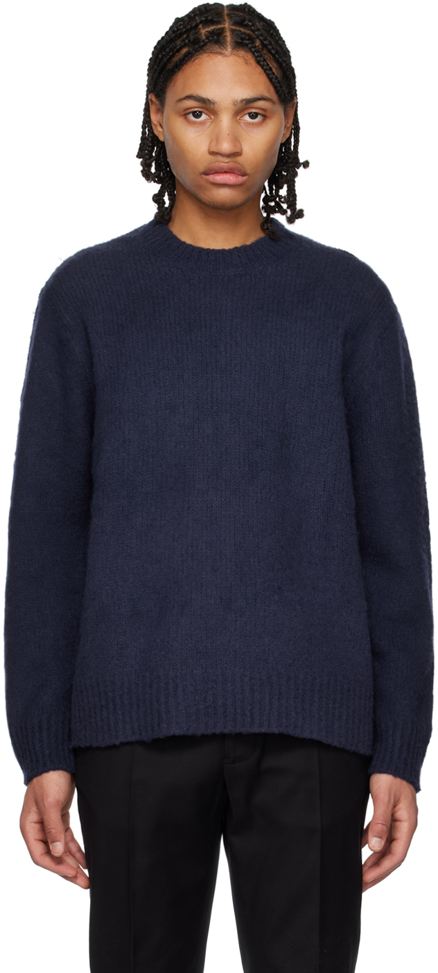 Won Hundred Navy Ryder Sweater In Maritime Blue