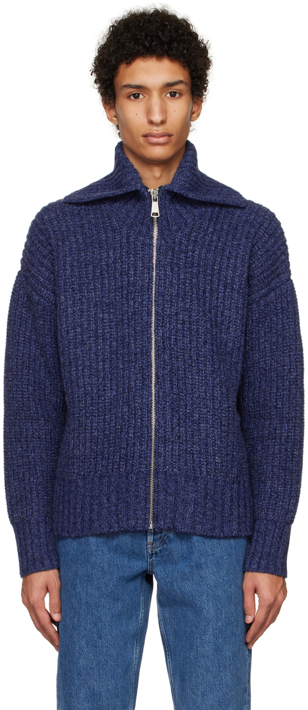 Won Hundred Blue Zachary Sweater In Federal Blue