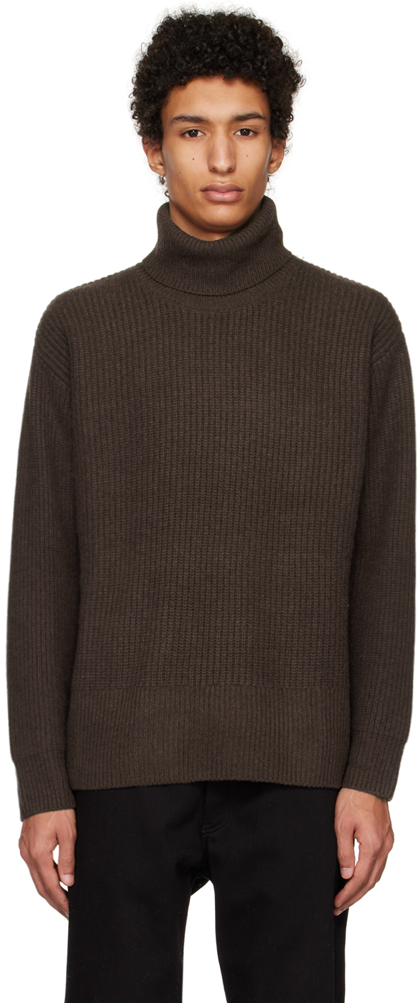 Won Hundred Brown Ashton Turtleneck In Chocolate Brown