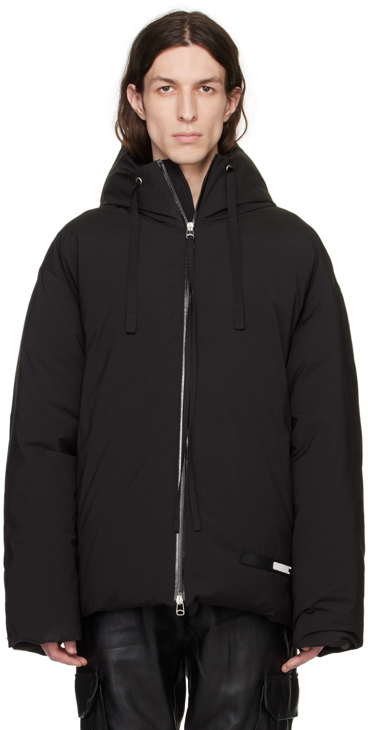 Black Lithium Puffer Jacket by OAMC on Sale