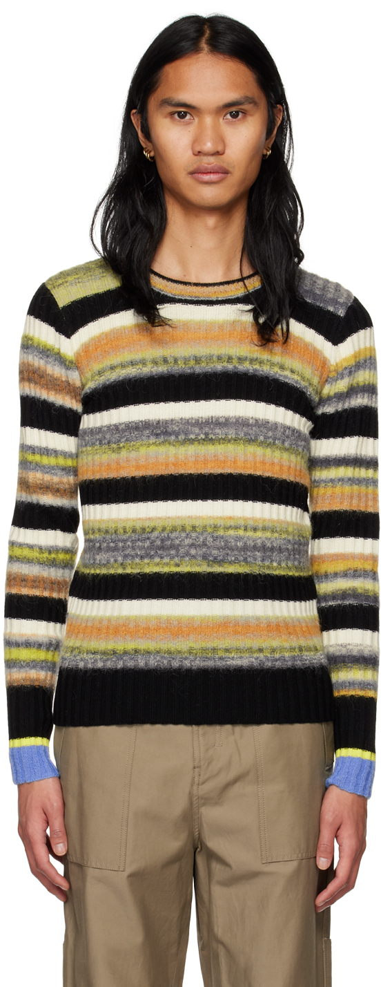 Zankov Multicolor Christopher Space-dye Sweater In 999 Melange