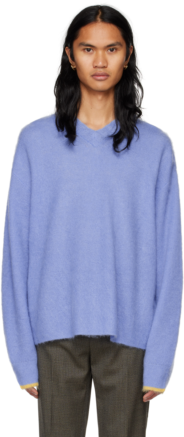 Zankov Blue Zenya Sweater In 404 Hortensia