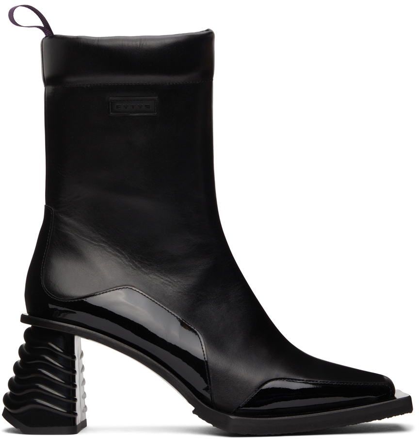 Black Gaia Ankle Boots