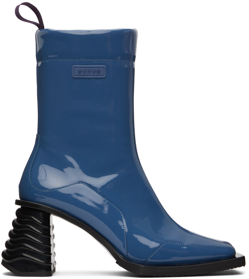 præst Begå underslæb kedel Eytys: Blue Gaia Ankle Boots | SSENSE