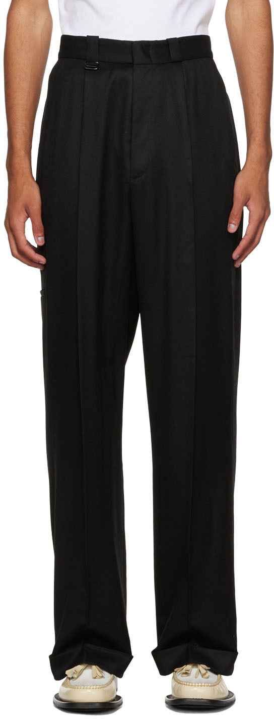 Eytys: Black Roxy Trousers | SSENSE