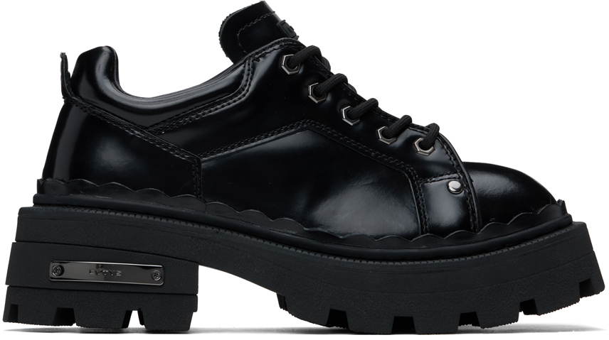 Black Detroit Oxfords by Eytys on Sale