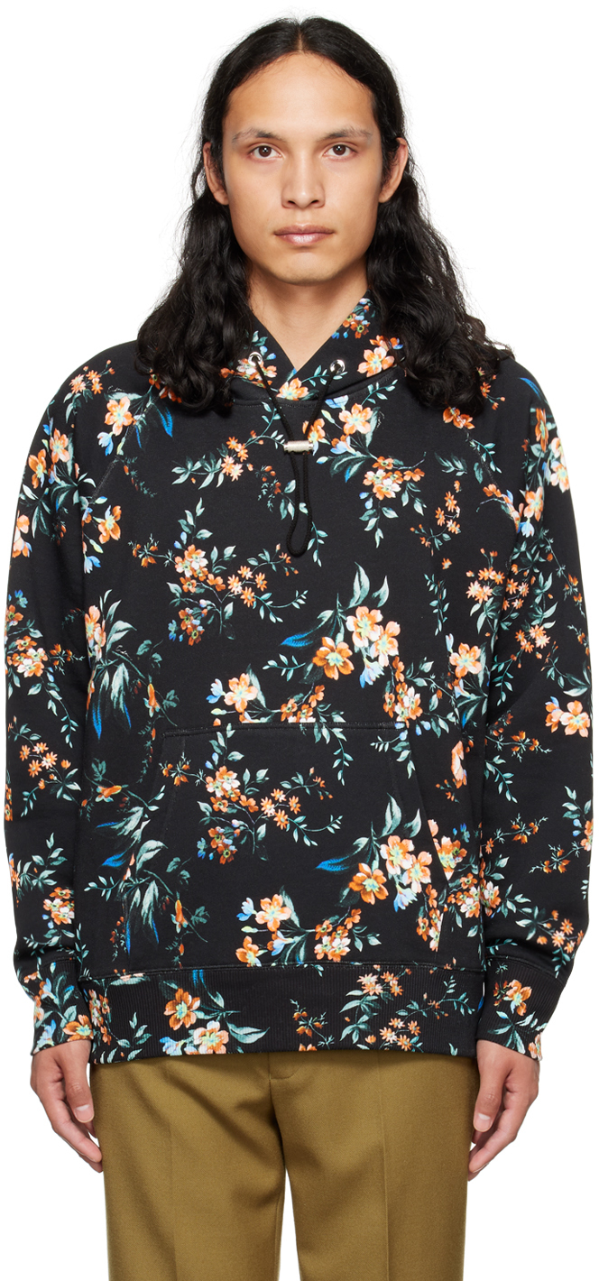 【関税込み】Erdem ブラック フローラル Christian フーディ Erdemのブラック フローラル Christian フーディがセール中