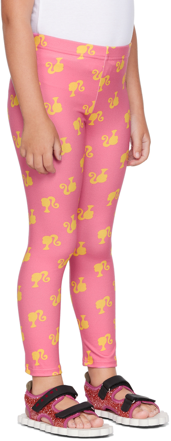 FLAKIKI SSENSE EXCLUSIVE KIDS PINK BARBIE SILHOUETTE LEGGINGS