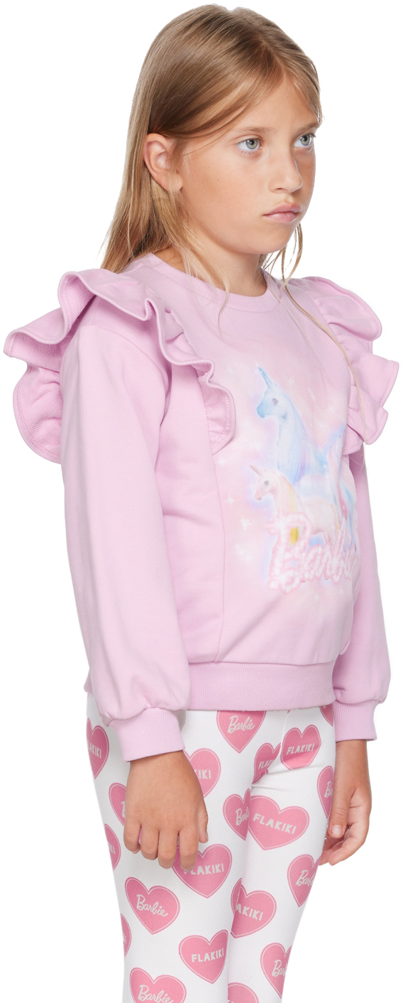 FLAKIKI SSENSE EXCLUSIVE KIDS PURPLE BARBIE UNICORN SWEATSHIRT