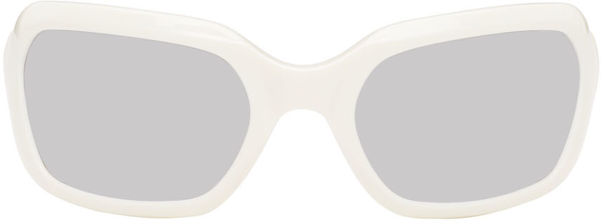 Lexxola White Ringo Sunglasses