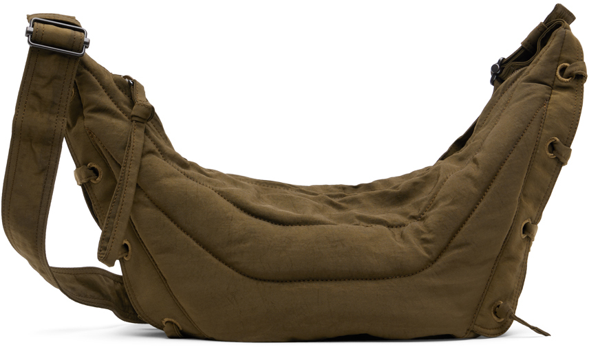 Lemaire Brown Soft Game Shoulder Bag | ModeSens