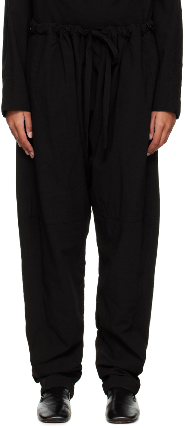 Black Relaxed Lounge Pants