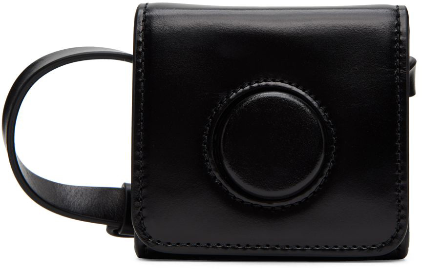 Lemaire Black Mini Camera Bag In Bk999 Black