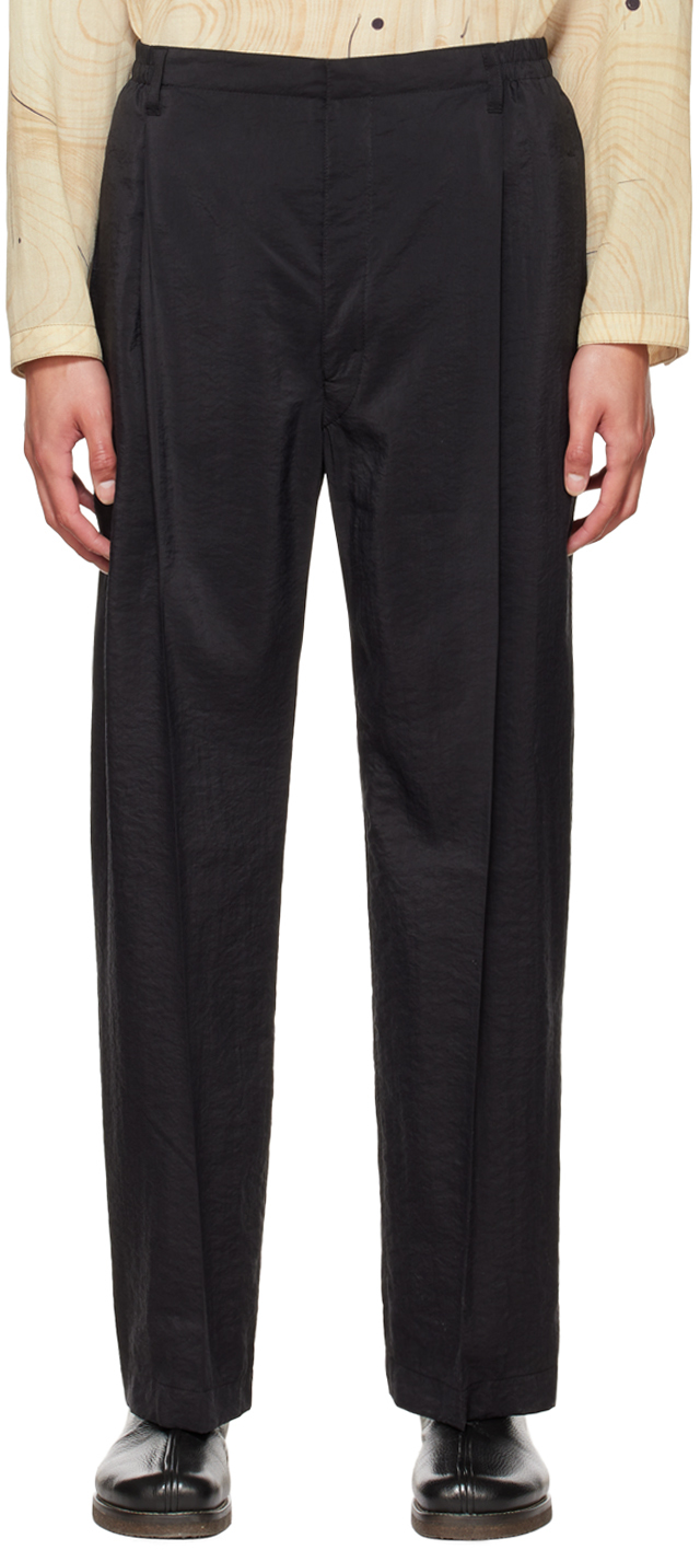 Lemaire Black Easy Trousers