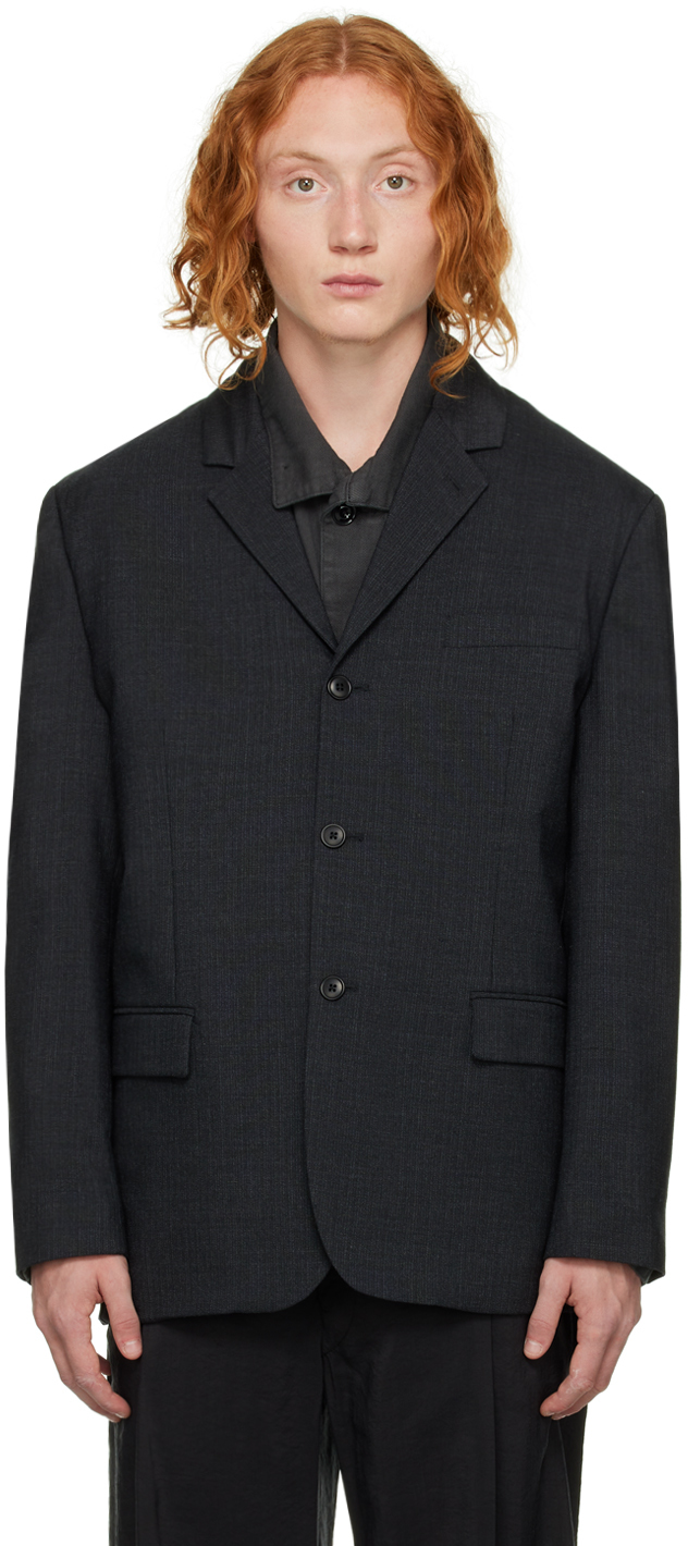 LEMAIRE Gray 3 Buttons Jacket