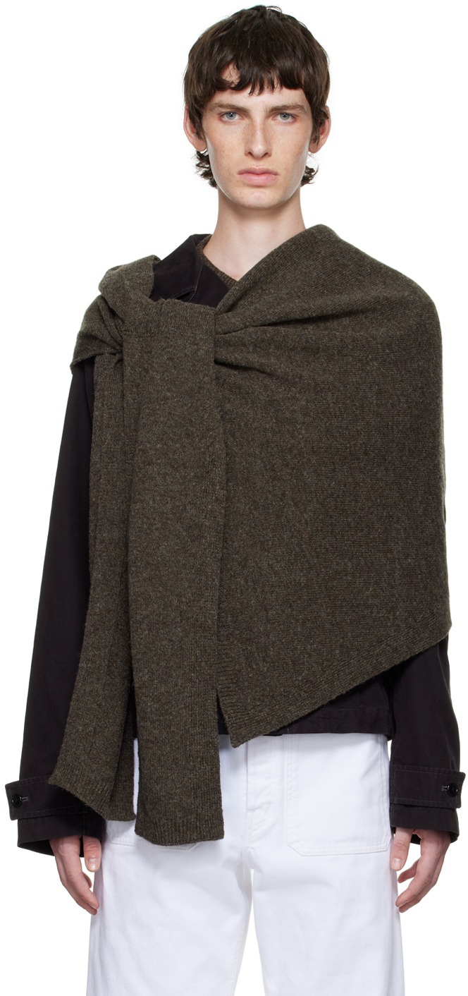 Lemaire Gray Wrap Scarf