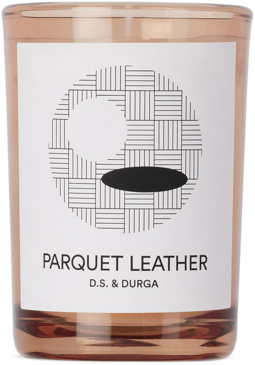 D.s. & Durga Parquet Leather Candle In Na