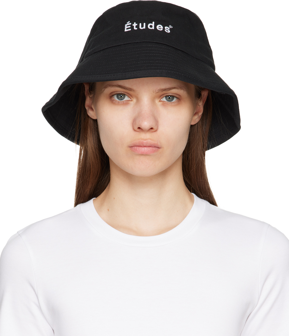 Black Box Logo Bucket Hat Ssense Donna Accessori Cappelli e copricapo Cappelli Cappello Bucket 