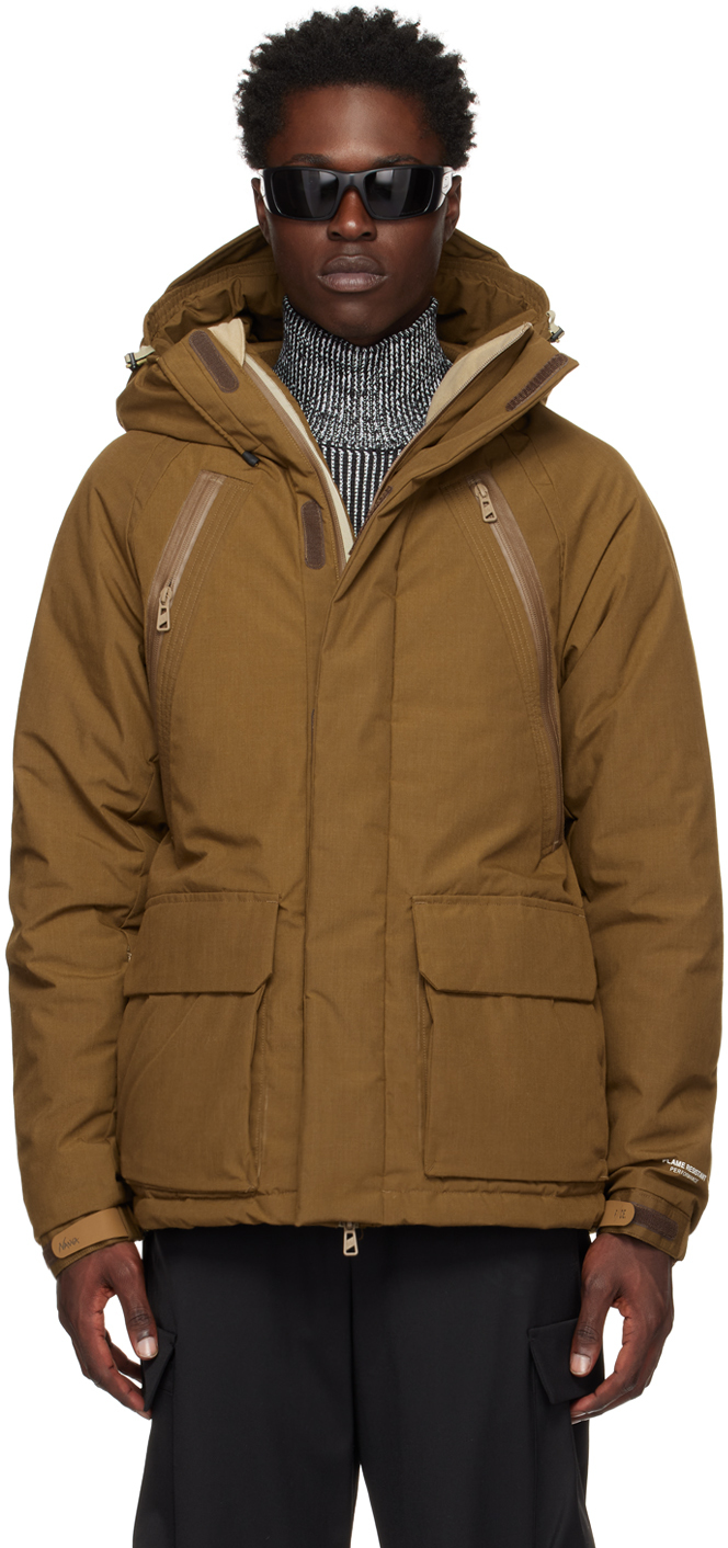 Brown Nanga Edition Fire-Resistant Down Jacket