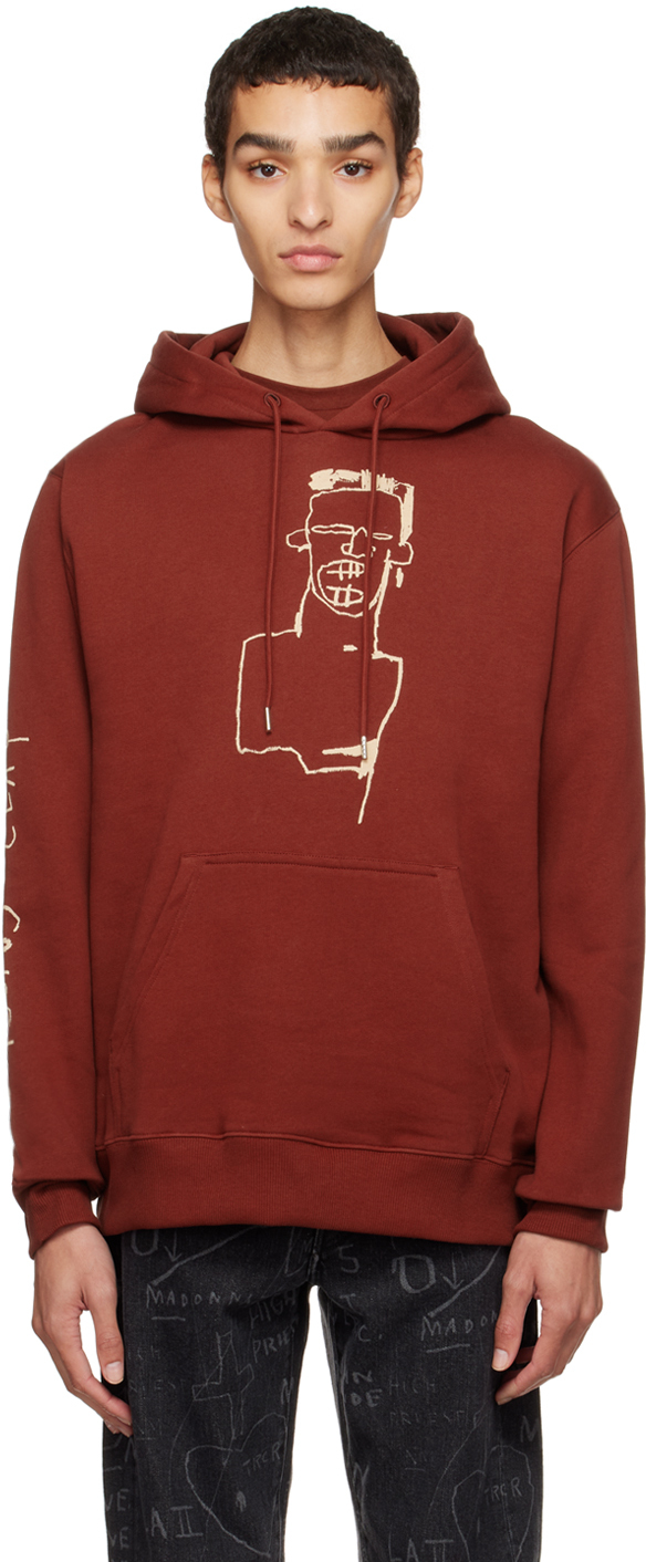 Red Jean-Michel Basquiat Edition Klein Cassius Clay Hoodie by Études on ...