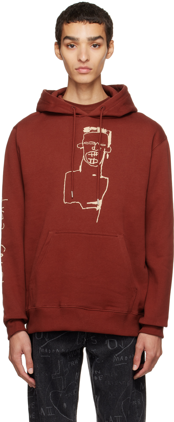 Red Jean-Michel Basquiat Edition Klein Cassius Clay Hoodie