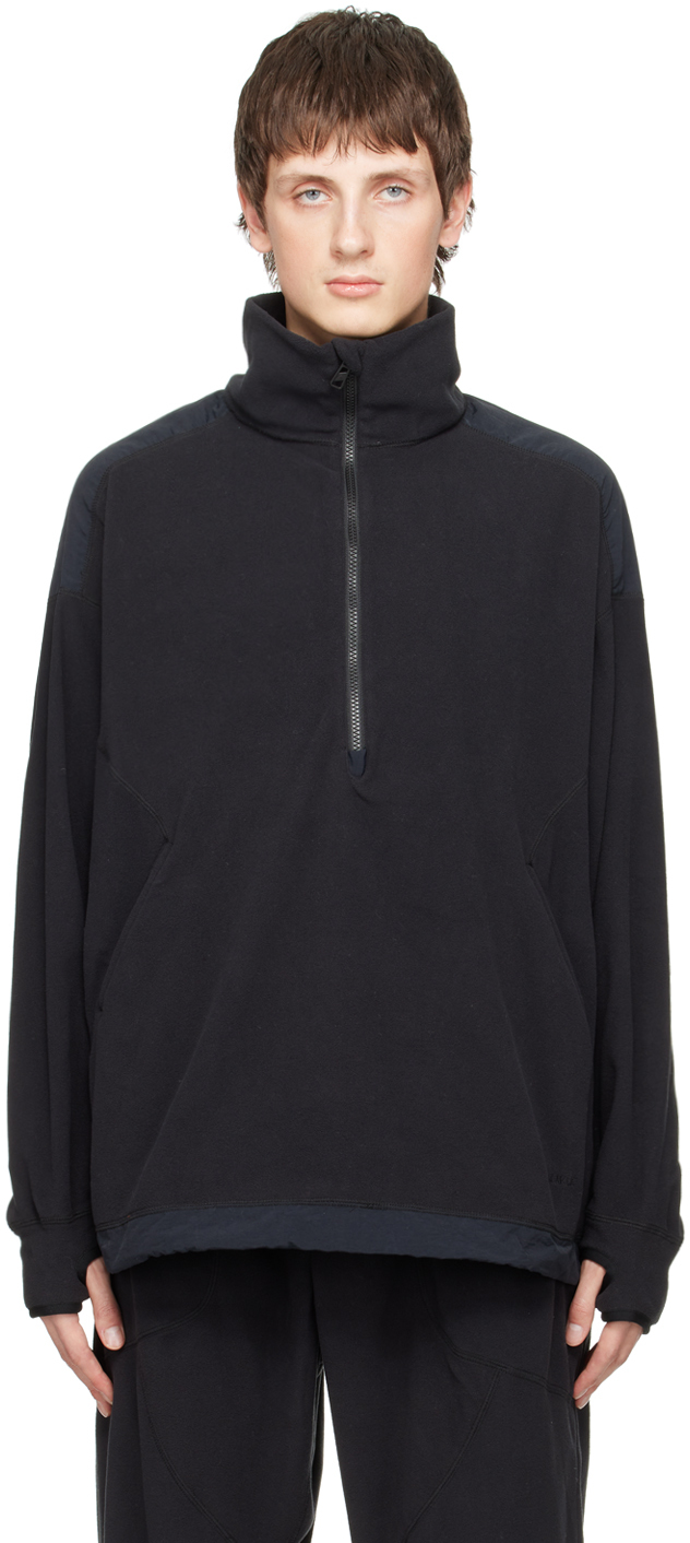 Black Half-Zip Sweater