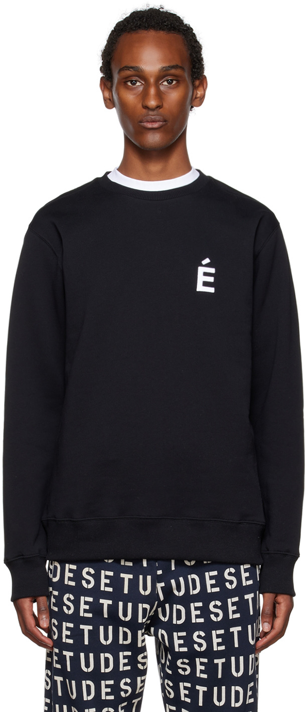 Etudes Studio Black Story Patch Sweatshirt