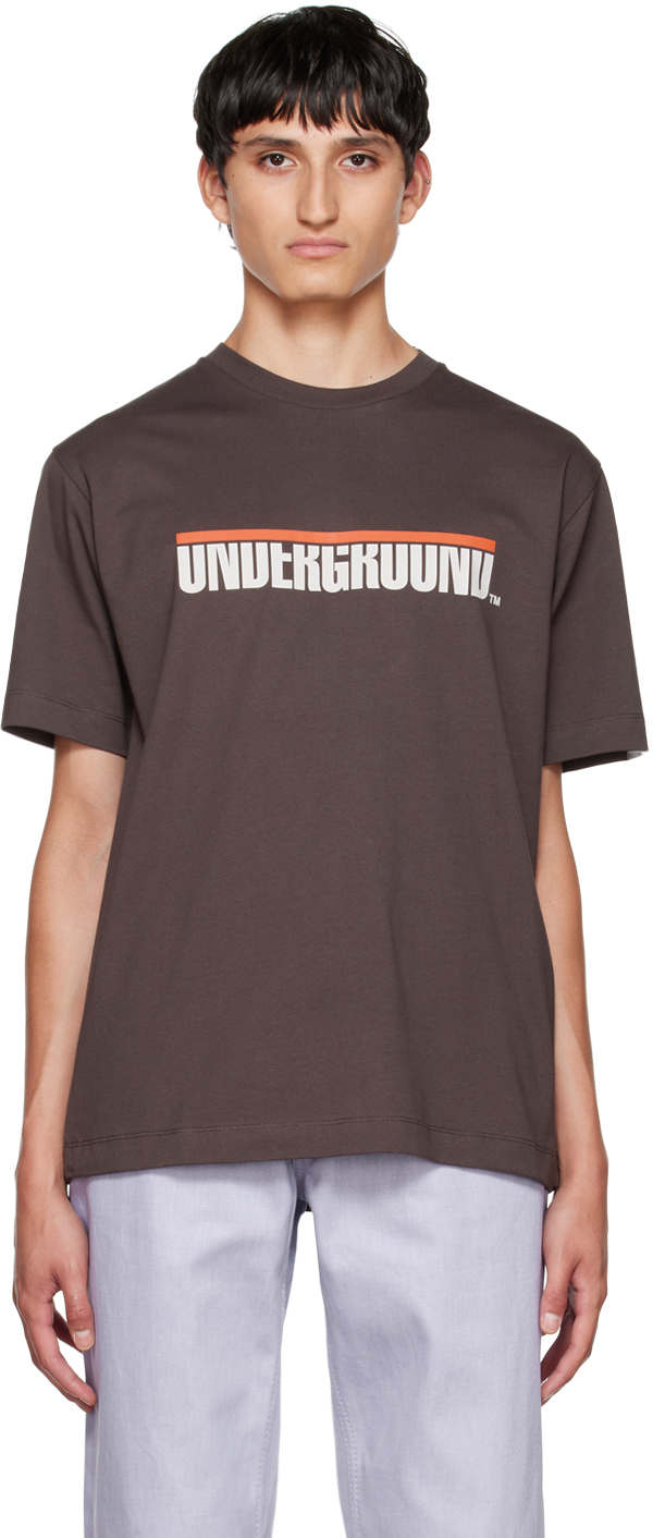 Études Brown Wonder Underground T-Shirt