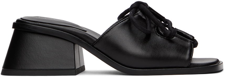 Paloma Wool Black Ethel Ii Heeled Sandals In C/999 Black