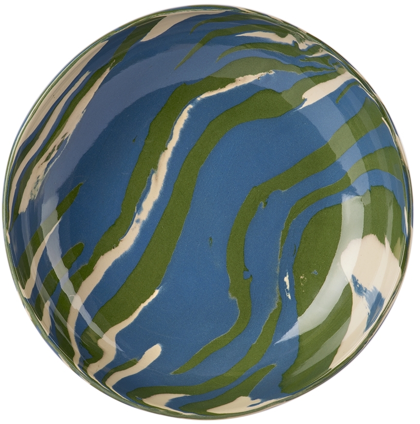 Henry Holland Studio Ssense Exclusive Green Pasta Bowl In Ssense Exclusive Gre