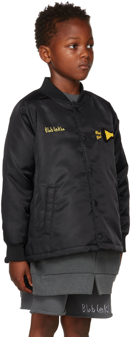 BLABLAKIA KIDS BLACK LAKIA A-LINE JUMPER JACKET