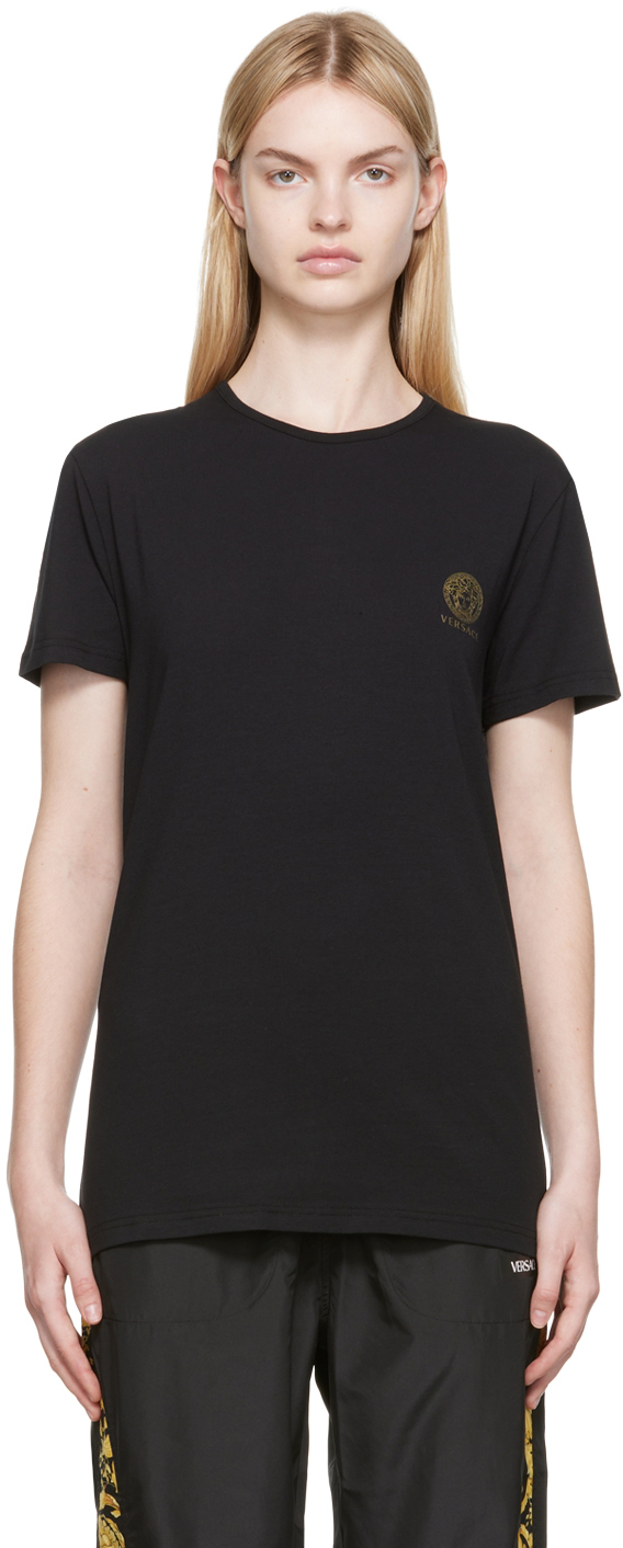 Versace Underwear Black Medusa T-Shirt