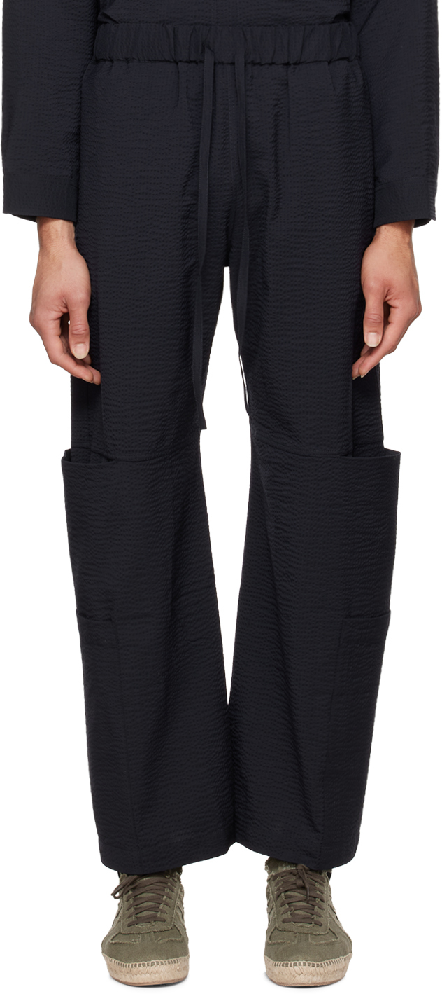 春夏秋冬おさんぽシリーズ Ｅ THE SHISHIKUI PARACHUTE PANTS / NAVY