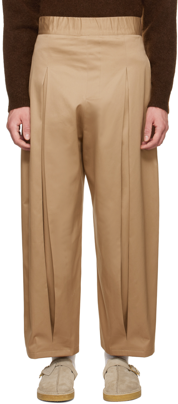 かわいい新作 未使用 SAGE NATION BOX PLEAT TROUSER S SAND その他 ...