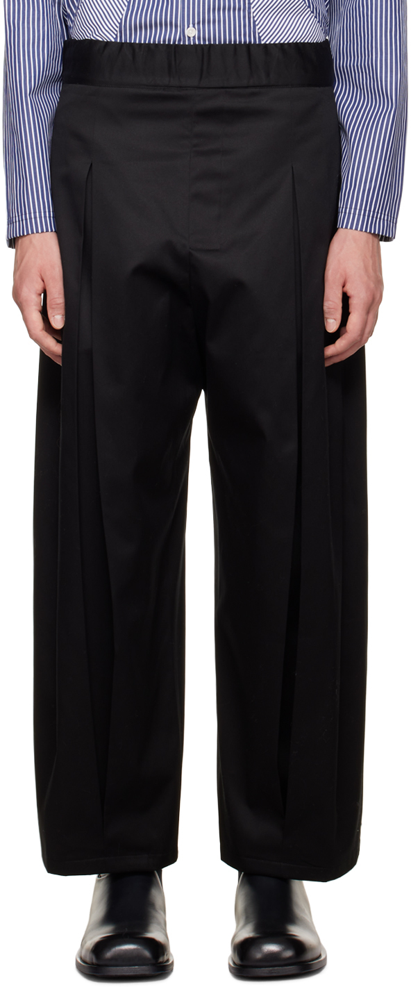 Black Box Pleat Trousers by SAGE NATION on Sale