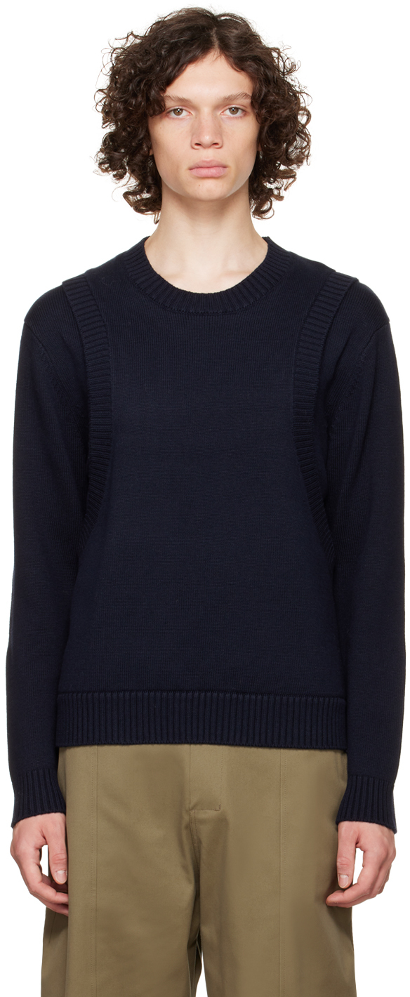 Navy Layered Sweater