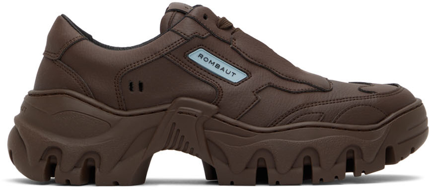 SSENSE Exclusive Brown Boccaccio II Sneakers by Rombaut on Sale