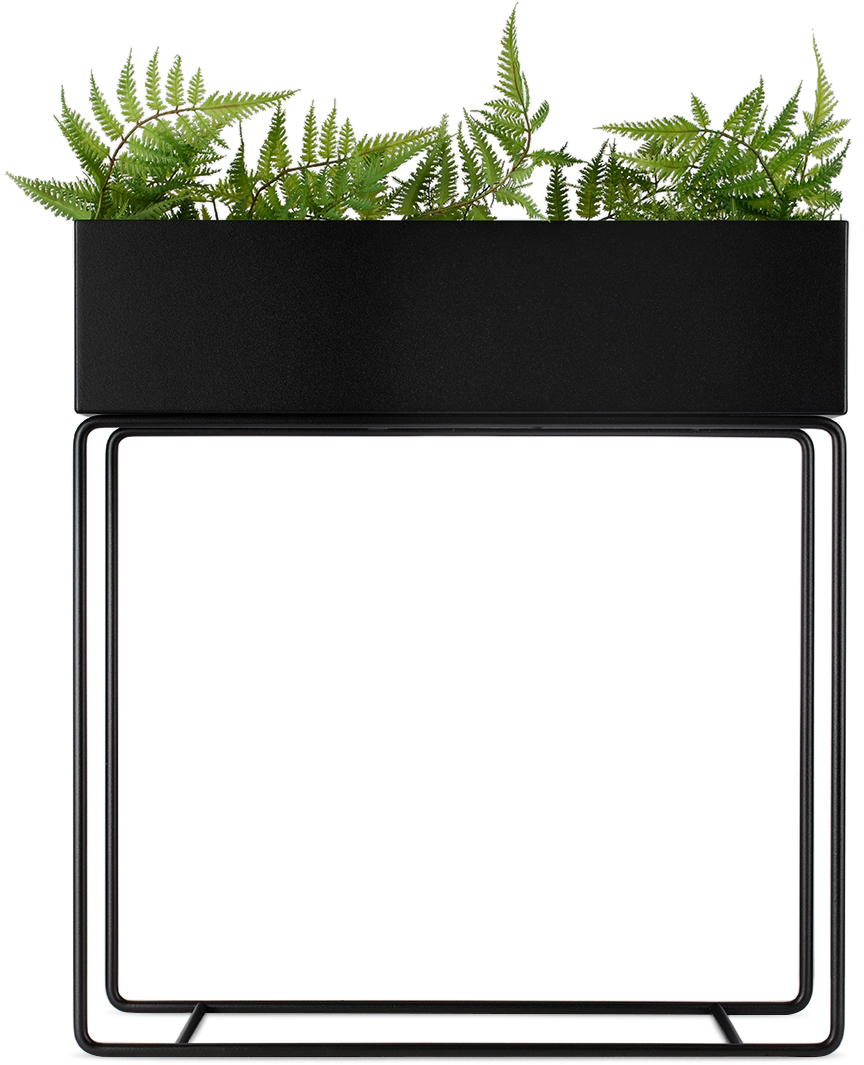 Ferm Living Rectangular Plant Box In Black
