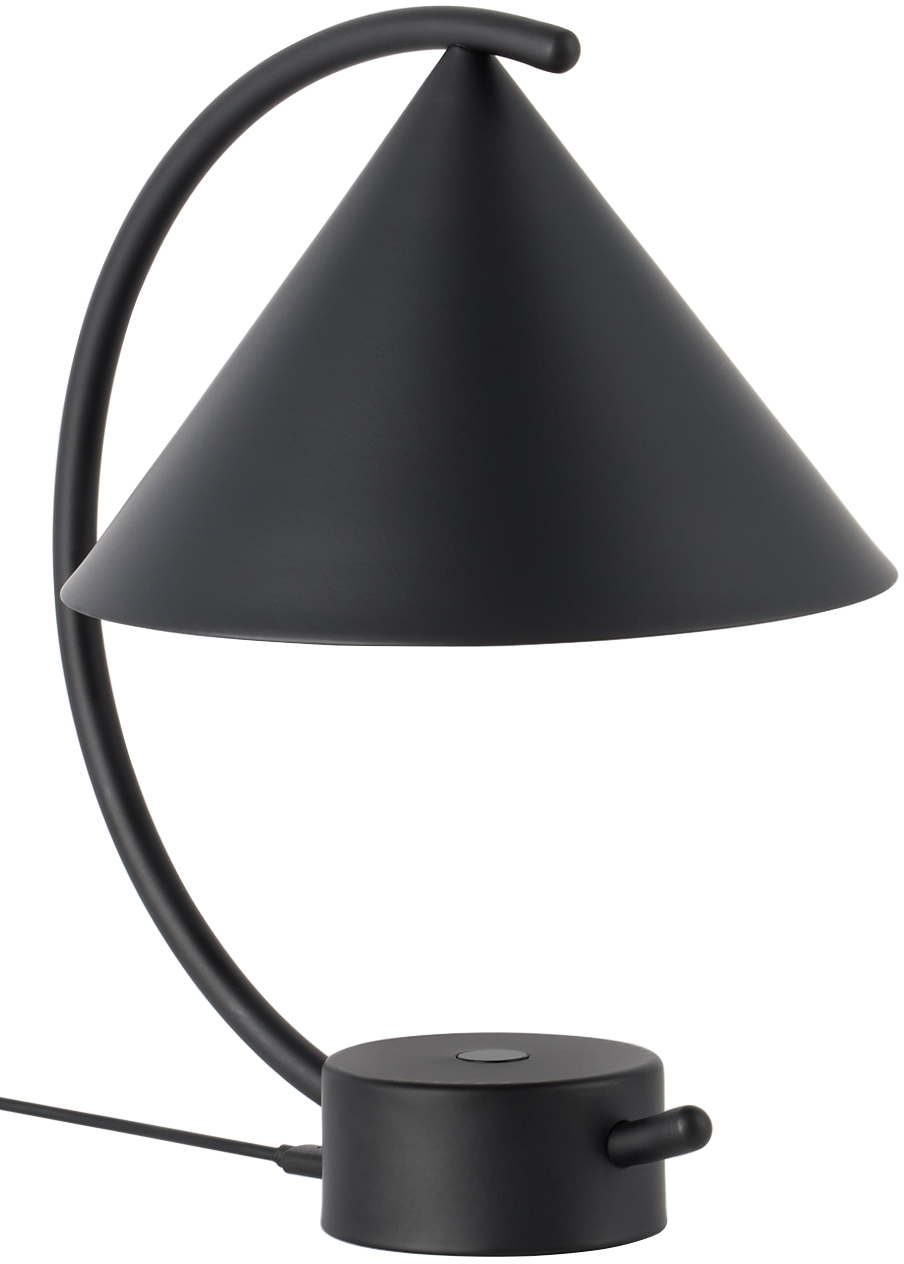 Ferm Living Black Wireless Meridian Table Lamp In Black