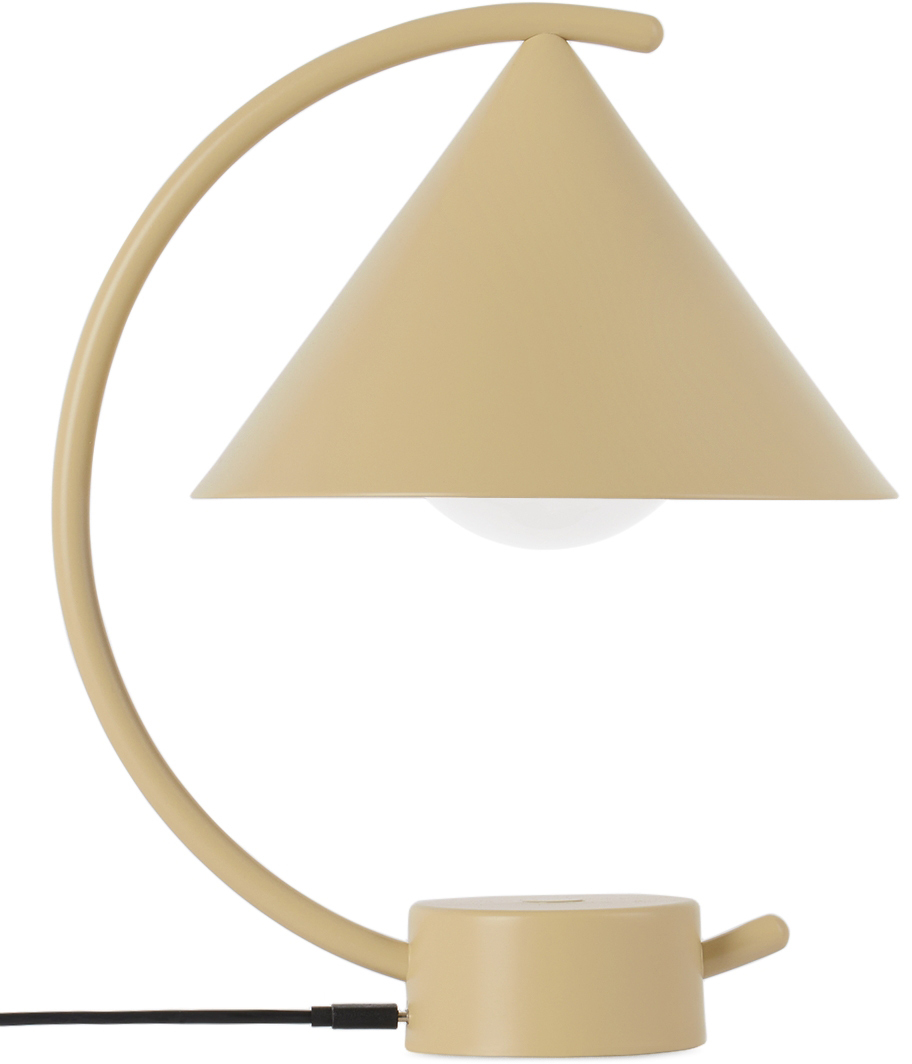 Ferm Living Beige Meridian Wireless Table Lamp In Cashmere