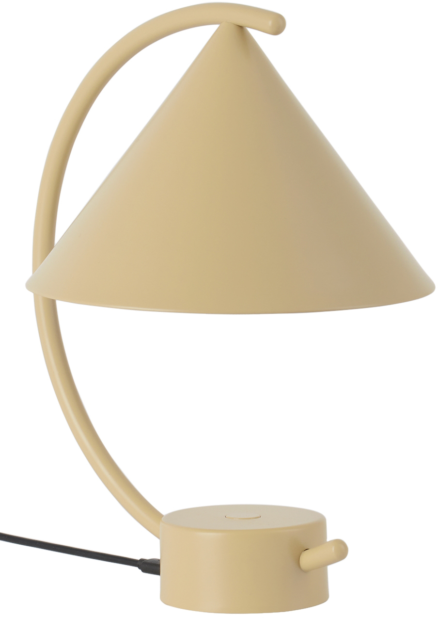 Ferm Living Beige Meridian Wireless Table Lamp In Cashmere