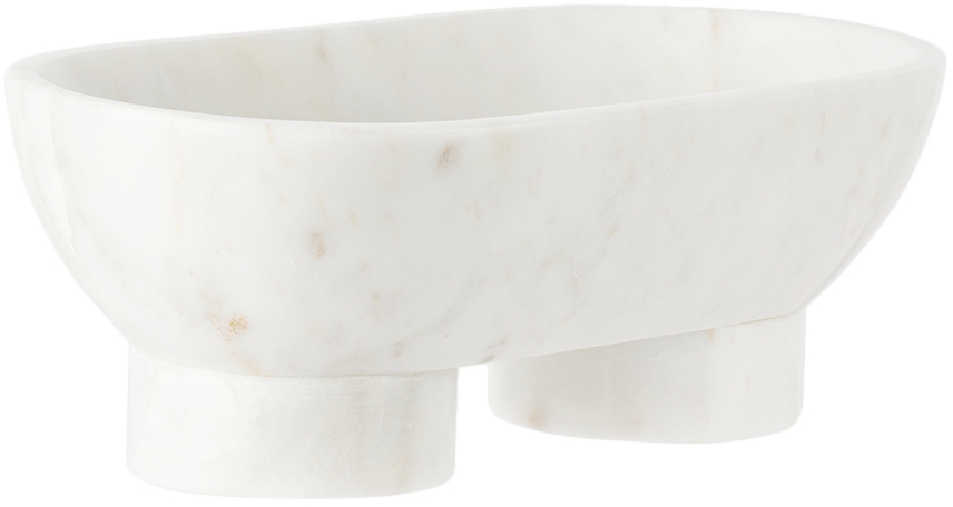 Ferm Living White Alza Bowl In White