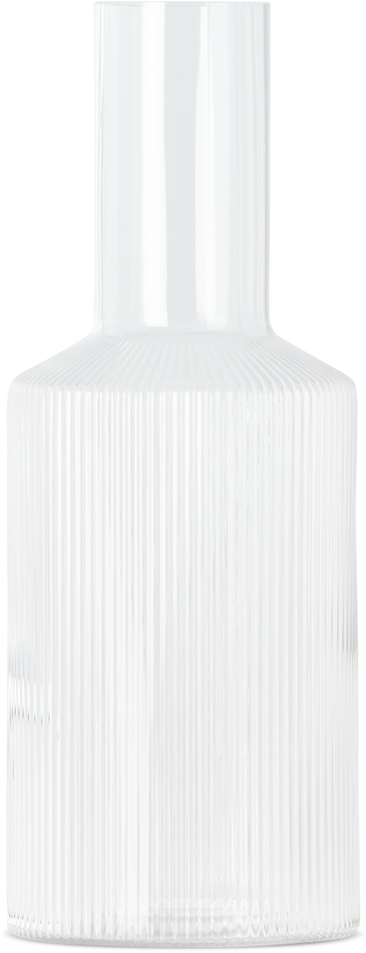 Ferm Living Ripple Carafe In Transparent