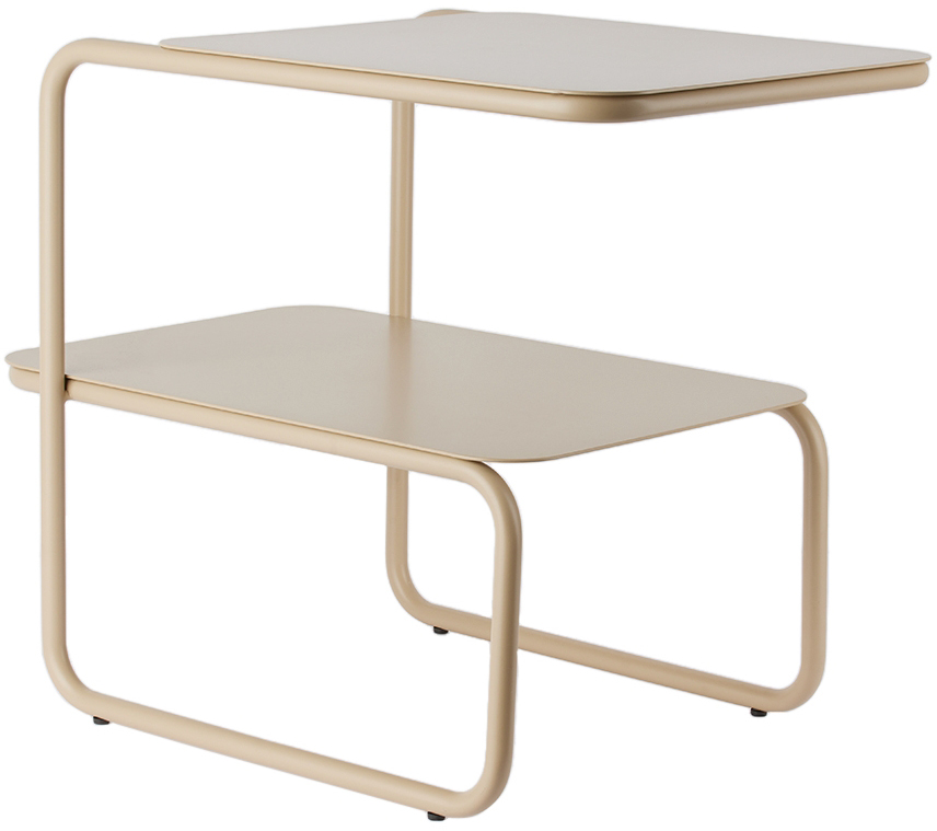 Ferm Living Beige Level Side Table In Cashmere