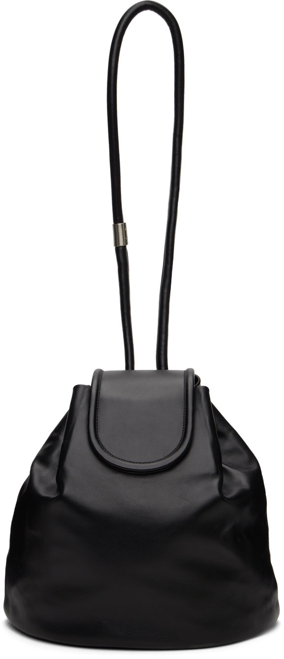 LOW CLASSIC: Black Bucket Bag | SSENSE UK