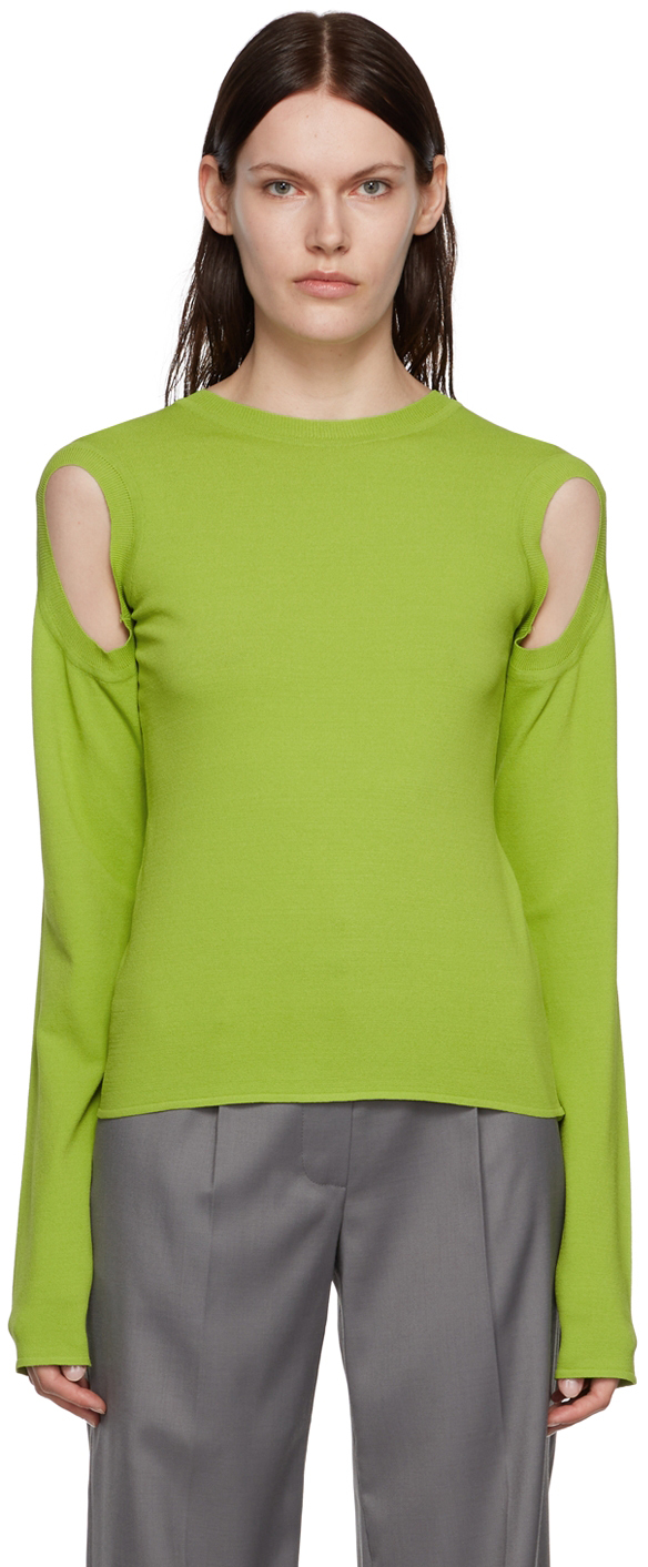 Green Armhole Sweater