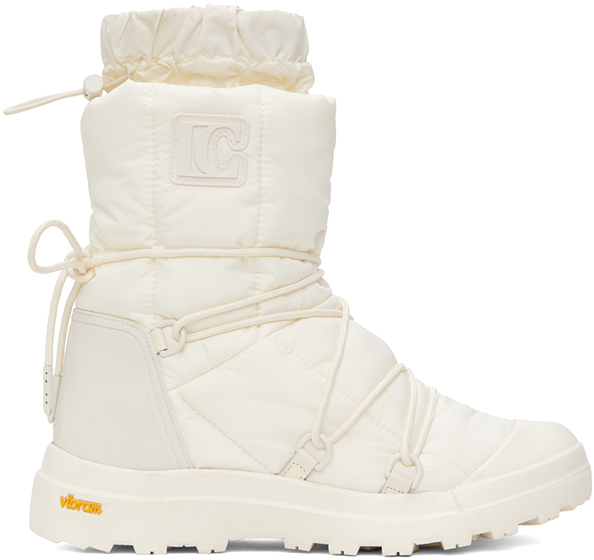 White Padding Boots